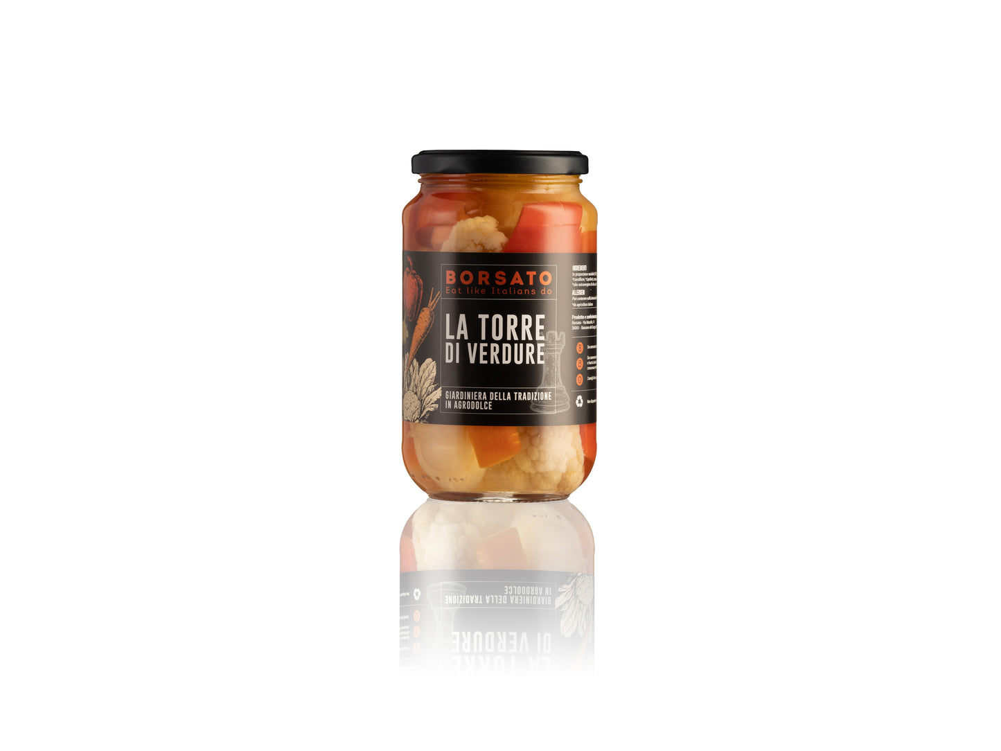 La Torre di Verdure - Giardiniera della Tradizione in agrodolce